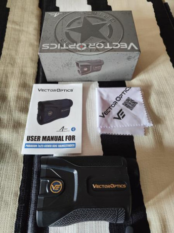 Pongo en venta telémetro de la marca Vector Optics, el modelo es el Paragon Gen III. Trae compatibilidad 02