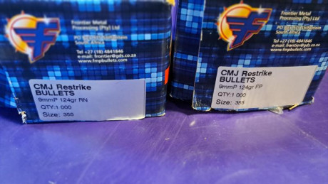 Vendo estos proywctiles
825  Rn 124 grains 9 mmpb
475 Fp 124 grains 9 mmpb
Total 1300,
Precio 80 euros 02