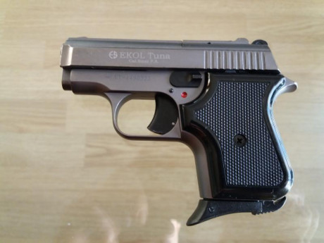 Calibre 8 mm, acabado satinado, estado IMPECABLE, marca Ekol, muy dificil de encontrar en España,  el 00