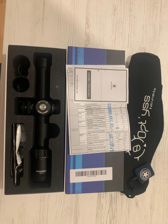 Visor DISCOVERYOPT ED-AR 1-8X24SFIR FFP-MRAD LPVO Diámetro: 34 mm. 
Sin estrenar. 
Se compró para un proyecto 02