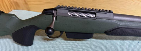 Vendo tikka t3x supervarmint, en calibre 6.5 creedmore
rifle comprado nuevo, no tiene ni 60 disparos.
gatillo 20