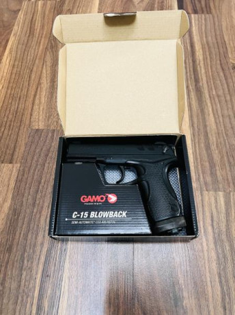 Vendo pistolas en perfecto estado, nuevas. La Gamo C-15 se ha utilizado en un par de ocasiones y la ARTEMIS 00