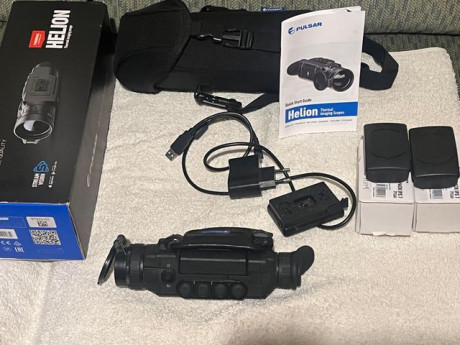 Cámara Térmica Pulsar Helion XQ38F + 2 baterías IPS7 + 1 IPS5
Como nuevo, de reestreno, con poquísimo 11