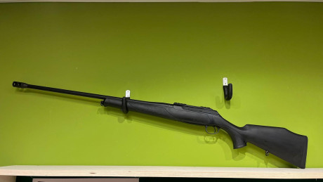 Vendo mi sauer 202 xt en calibre 8x68S.
Culata sintética, cañón semi pesado y con bocacha. Muy poco retroceso. 02