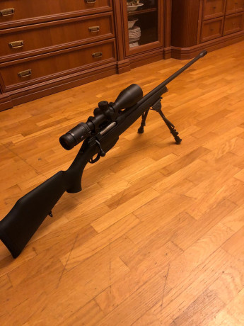 Vendo mi sauer 202 xt en calibre 8x68S.
Culata sintética, cañón semi pesado y con bocacha. Muy poco retroceso. 00