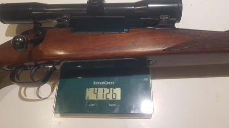 Vendo Sauer Weatherby calibre 300wby con bases/monturas Shuler y visor Carl Zeis 1,5-6x, por tener el 170