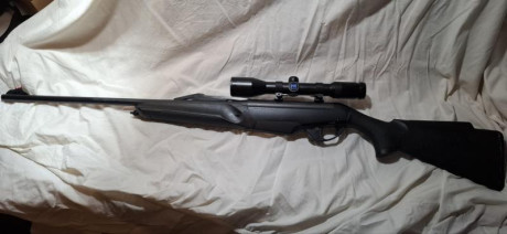 Semiautomático Benelli Argo Endurance,calibre 338 wm,cañón de 61 cm, bases y anillas originales warne,visor 01