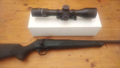 Blaser  R8  Profesional  7mm RM  + monturas + visor Blaser B1 2,8-20x50 iC. 
Visor nuevo. 
Cañon de 65cm.
Se 11