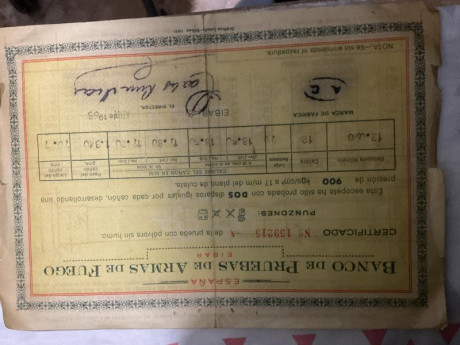 Hola a todos:

Pues veréis,tengo esta escopeta que la compró mi padre en paz descanse en los años 70,
Me 10