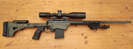 Rifle Savage Axis II Precision -  308 Win  + visor Vector Optics Tauron 3-18x50 (Taurus Gen II). 
Impecable 12