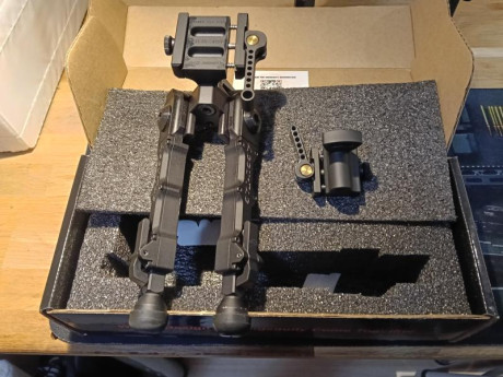 Pongo a la venta bípode accu-tac br-4 g2
Con accesorio tanto para carril arca como para picantinni
Precion 00