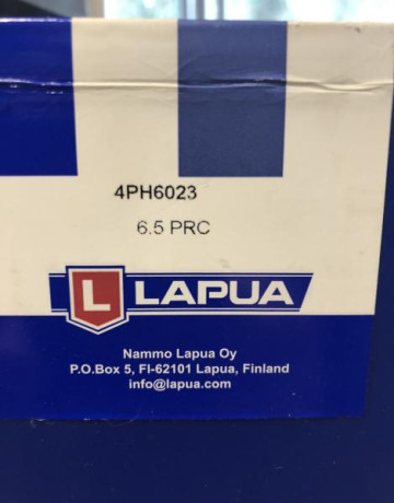 SE dispone de 3 CAJAS para la venta. sin abrir

calibre 6,5 prc

160e la caja, porte pagado en peninsula 20