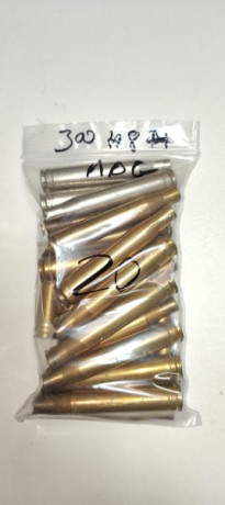 Vendo 20 vainas del 300 H&H Magnum, de primer tiro. 
Precio: 11€ 00