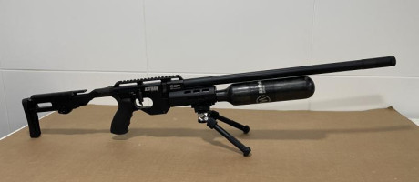 Carabina Katran LB en calibre 6,35, totalmente nueva, como extras trae cargador monotiro, gatillo regulable, 01