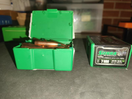 100 Puntas sierra gamechanger en 7mm 
peso  165 graims
50 euros
Venta por cambio de calibre 00