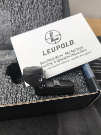 Vendo casi sin uso, por un proyecto que quería y al final no lo llevé adelante, visor Leupold micro de 01