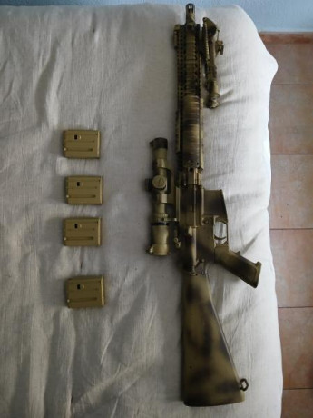 Vendo AR15 CMMG 300 BLK, 16 pulgadas, no mas de 150 cartuchos disparados, guardamanos Daniele Defense 01