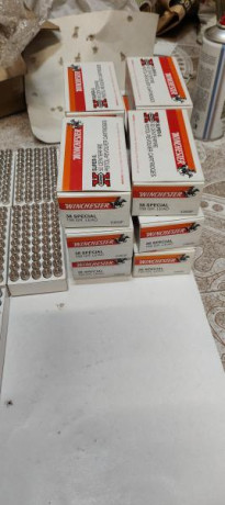 Vendo 700 vainas winchester del 38 spl, niqueladas, todas de primer tiro, con base y cajas originales. 00