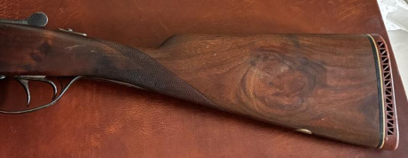 Media pletina, gatillos articulados, cañones de 63,5cms, expulsora, no tiene holguras, buen estado en 60