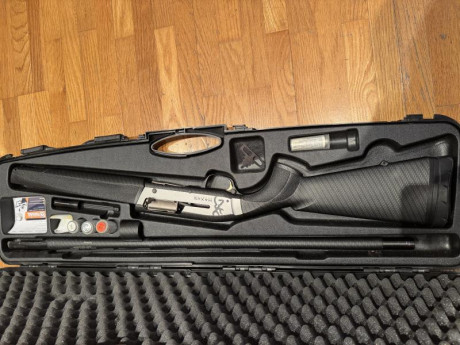 Escopeta semiautomática sporting Browning maxus carbon fiber cañón de 71cm con 5 polichokes más uno alargador 01