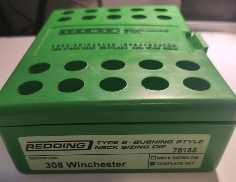 Se vende el siguiente material de recarga para el .308w. Todo con poco uso, se vende por haber comprado 22