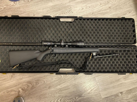 Vendo una carabina CZ455, el arma se encuentra en Burgos y se puede enviar.

Se entrega con:
- visor
- 00