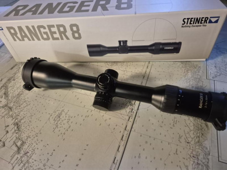 Vendo steiner ranger 8 2-16×50
Torreta balistica 
Reticula iluminada
Caja tapas y papeles
Como nuevo
1400e
Nico 02