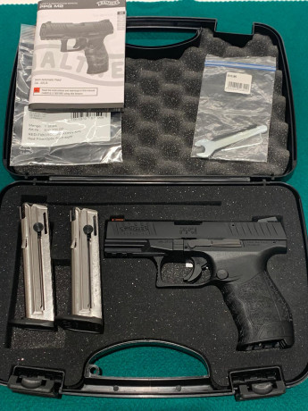 Vendo Walther PPQ M2 calibre 22 LR en impecable estado (único dueño), no ha tirado ni 6 cajas.
Excelente 00