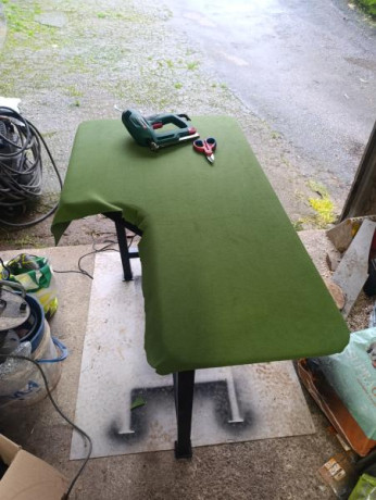 Me he fabricado una mesa de tiro en casa basándome en imágenes , he ido sacando las medidas que me parecían 10