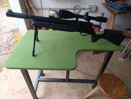 Me he fabricado una mesa de tiro en casa basándome en imágenes , he ido sacando las medidas que me parecían 21