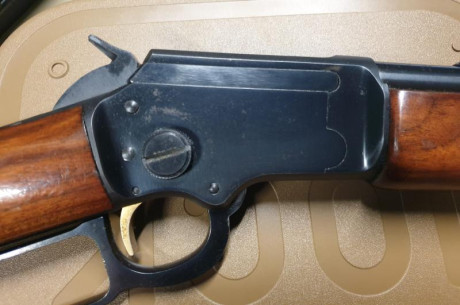 Se vende carabina Marlin de palanca modelo golden 39 AS 
Cañón corto.
Desmontable.
Guiable tanto en E 41