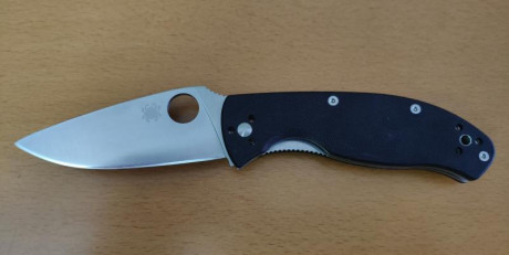 Saco a la venta este lote de navajas, todas en perfecto estado.

Spyderco Tenacious G-10 Filo Liso 40€ 61