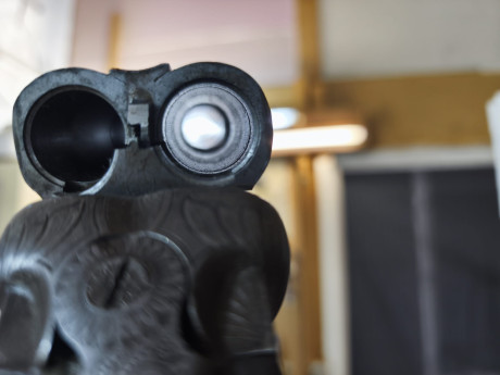 Escopeta paralela marca Seam ( sociedad española de armas) calibre 16/70 largo de cañón 70 cm cañones 01