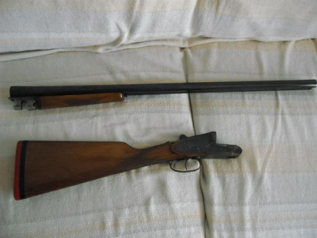 Por abandono de nuestra afición vendo  escopeta paralela E.A. (Eusebio Arizaga  -Placencia de las Armas-, 01