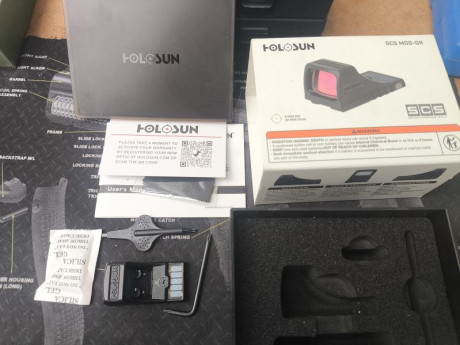 Vendo visor exclusivo para montarse en Glock, no necesita placa ni necesita cambiar la altura de las miras 01