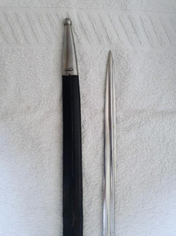 Vendo una rara y escasa bayoneta para Mauser Peruano, una G 98 en excelente estado. El acero sin ningún 10