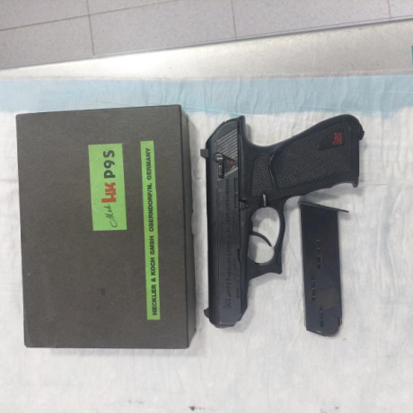 En venta HK P9S, de las que ya no quedan!!. Estado muy bueno, dos cargadores, caja original, instrucciones 00