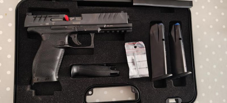 Lo dicho vendo mi Walther PDP Full size de 5 pulgadas calibre 9 mm como nueva, he tirado con ella una 11
