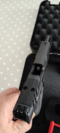 Lo dicho vendo mi Walther PDP Full size de 5 pulgadas calibre 9 mm como nueva, he tirado con ella una 32