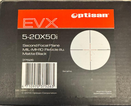 Buenas,
Tenho um OPTISAN EVX (5-20X50i) para venda, montagens nao incluidas
€400 como novo.
Saludes
JM 02