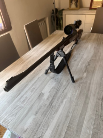 Steyr Mannlicher Luxus 300 WM con Swarovski Z6i 2.5-15x56
El rifle está impecable
Gatillo se puede por 12