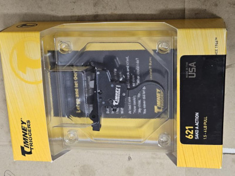 Hola.

Vendo un gatillo Timney para los modelos SAKO antiguos , L61R , L691 ...
Está sin estrenar , me 00