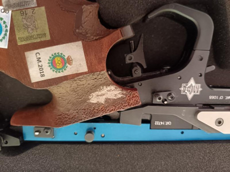 Buenas tardes, vendo pistola calibre. 32 Match Guns, a toda prueba. De lo mejor en fuego central. O cambio 100