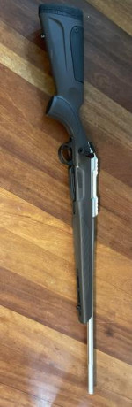 Buenos días. Pongo a la venta este rifle que compré por capricho y no tiene un solo tiro. Cañon acanalado, 02