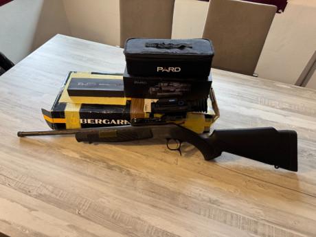 Está todo practicamente nuevo
Visor pard NV008S-LRF 850nm
Monturas desmontables PARD MT3
Bergara BA13 02