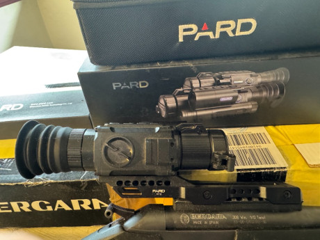 Está todo practicamente nuevo
Visor pard NV008S-LRF 850nm
Monturas desmontables PARD MT3
Bergara BA13 00