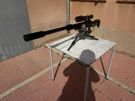 Vendo Fx Phanthera, calibre 5,5 en perfecto estado, muy poco uso es el modelo sniper, precio 1.350 €
Visor 02