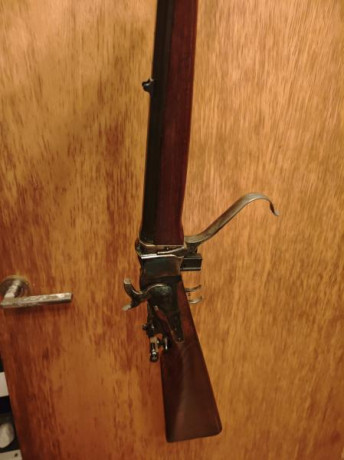 VENDO rifle ARMI CHIAPPA SHARPS 1874 en calibre 45-70 con diopter Pedersoli Goodwin Style y túnel.
El 02