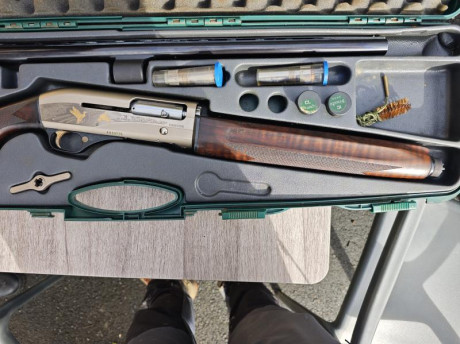 Vendo escopeta semiautomatica Franchi Grifone cal 12,
Pocos tiros, con su maletin. 550€ 01