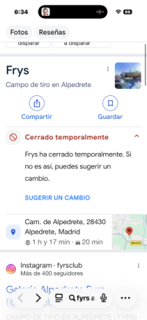 Hola a todos:

Quisiera que me indicaseis en donde se puede tirar con pistola en Madrid.

En la zona de 50